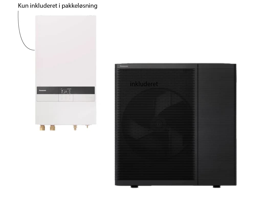 Komplet varmepumpe pakkeløsning